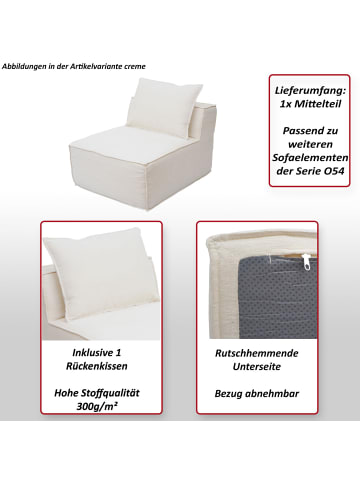 MCW Sessel O54, Creme