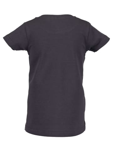 Blue Seven Mädchen kurzarm Shirt "Panda" in Grau