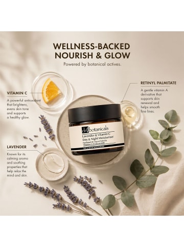 Dr. Botanicals Tages- & Nachtcreme mit Lavendel & Vitamin C 50 ml