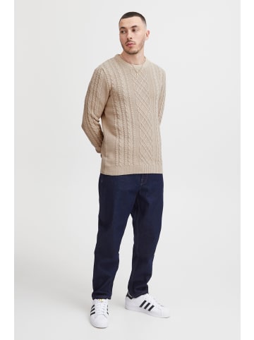11 Project Rundhalspullover PRJamal in Beige