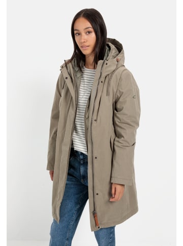 Camel Active teXXXactive® Funktionsmantel aus einem Baumwollmix in Salbei Grün