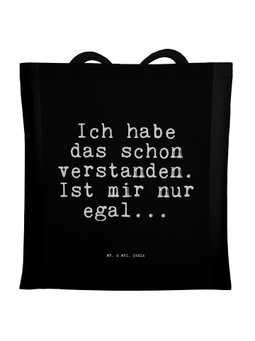 Mr. & Mrs. Panda Schultasche Ich habe das schon... mit Spruch in Schwarz