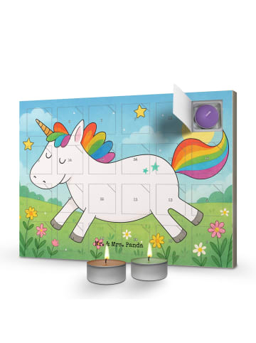Mr. & Mrs. Panda Adventskalender Einhorn Happy Design ohne Spruch in Weiß
