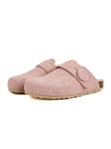 billowy Pantoletten HOME FANTASY in rosa