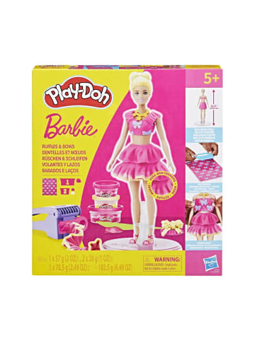Barbie Kreativset Knete Modepuppe Rüschen Schleifen, ab 5 Jahre