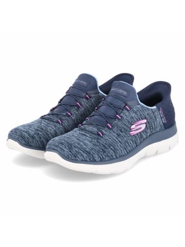 Skechers Schnürhalbschuh in blau