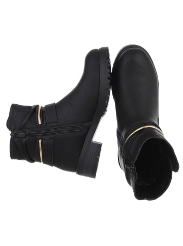 Ital-Design Stiefelette in Schwarz