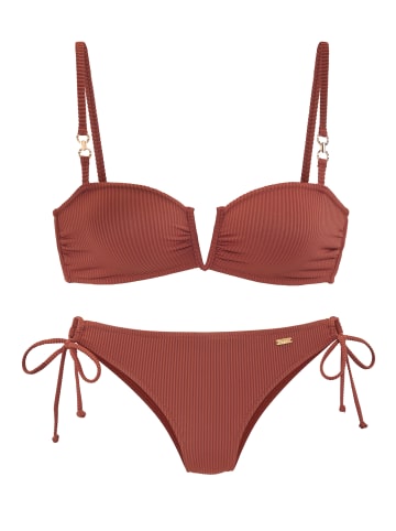 Buffalo Bandeau-Bikini in rostrot