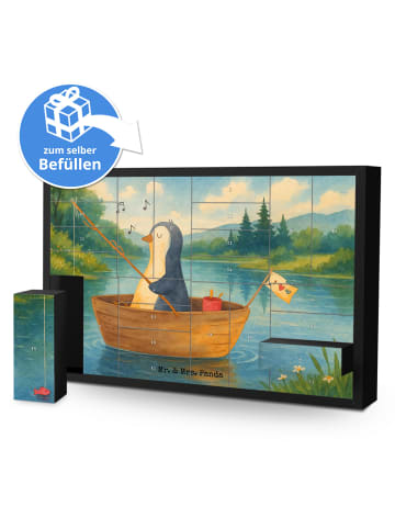 Mr. & Mrs. Panda Befüllbarer Adventskalender Pinguin Angelboot D... in Weiß