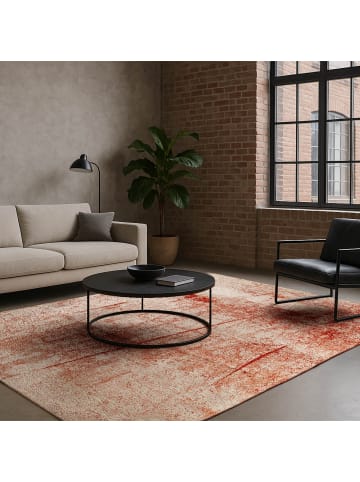 lola & moi Teppich Red Ochre in rot