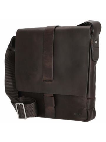 JOOP! Loreto Paris - Schultertasche 26 cm (black) in seal brown