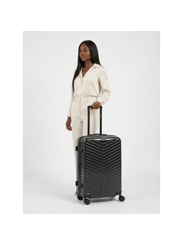 Redolz Essentials 18 4 Rollen Trolley 66 cm mit Dehnfalte metallic-black shiny