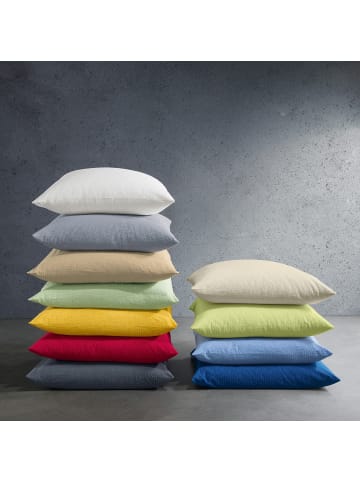 Erwin Müller Seersucker Kuschelkissenbezug Wertingen in blau