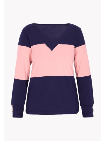 mimo Women Blouse in BLUE STRIPES