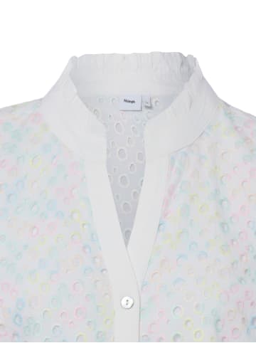 NÜMPH Bluse NUMarisa in weiß mehrfarbig