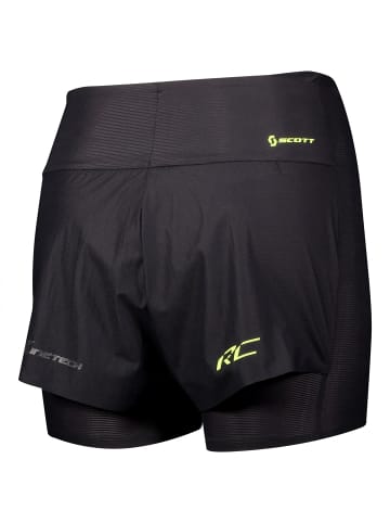 SCOTT W RC RUN KINETECH HYBRID SHORTS in Schwarz