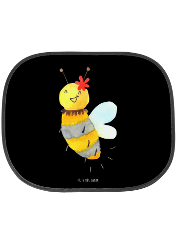 Mr. & Mrs. Panda pkw sonnenschutz Biene Blume ohne Spruch in Schwarz