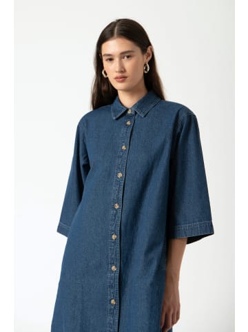 Soaked in Luxury Denimkleid SLDielle A-shape in Medium Blue Denim