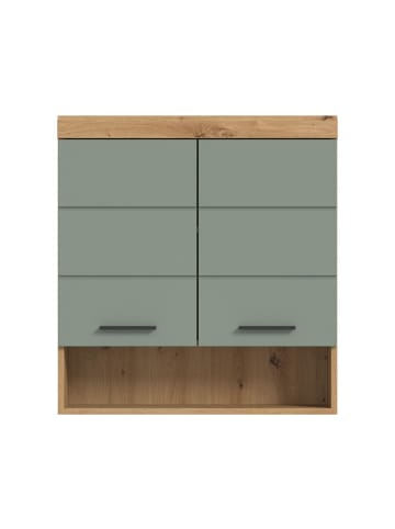 ebuy24 Badschrank Scout Staubgrün 74 x 24 cm