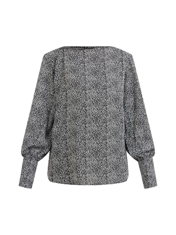 DreiMaster Damen Blusenshirt in Schwarz Weiss