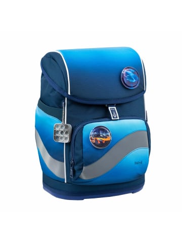 Belmil Rucksack Smarty Plus Premium Schulranzen Set 5-teilig Blue Navy Tasche 7 Jahre