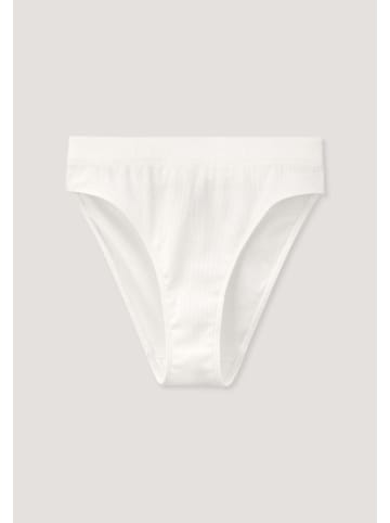 Hessnatur Ripp-Taillenslip High Waist in naturweiss