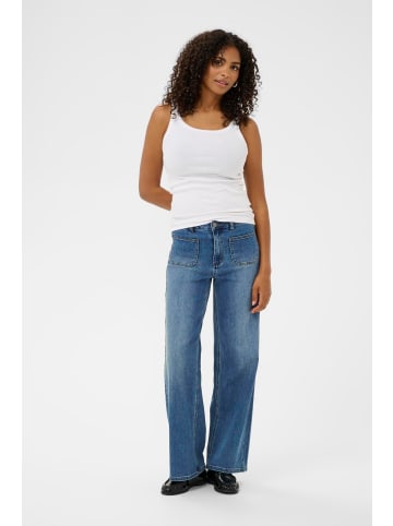 Kaffe Jeans KAbrook Regular fit in Medium Blue Denim