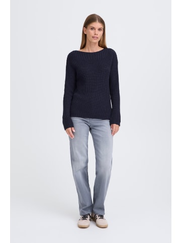 Oxmo Strickpullover OXKanna in Schwarz