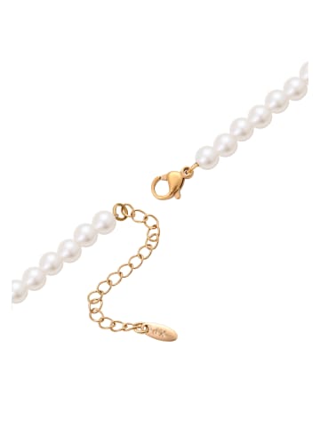 faina Women Necklace in Rose Gold White