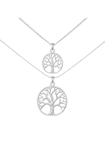 Alexander York Kettenset TREE OF LIFE in 925 Sterling Silber, 4-tlg.