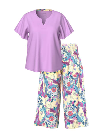 Ulla Popken Pyjama in amethyst