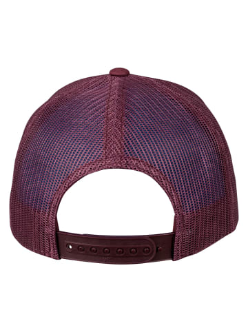  Flexfit Trucker in maroon/white/maroon