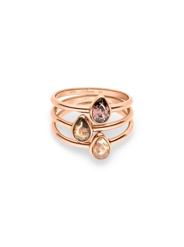 s.Oliver Ring Elegant Stones in roségold
