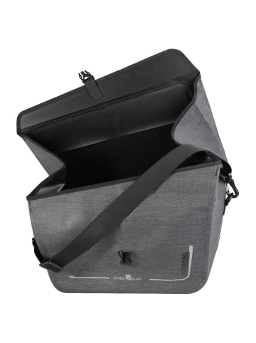 KLICKfix Rackpack Sport Waterproof 12L - Gepäckträgertasche (UniKlip 2) 41 cm in grau