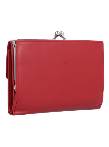 Esquire New Silk Geldbörse Leder 13 cm in rot