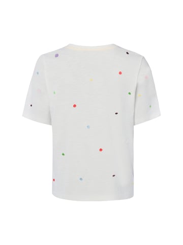 NÜMPH T-Shirt Nudelora in weiß mehrfarbig