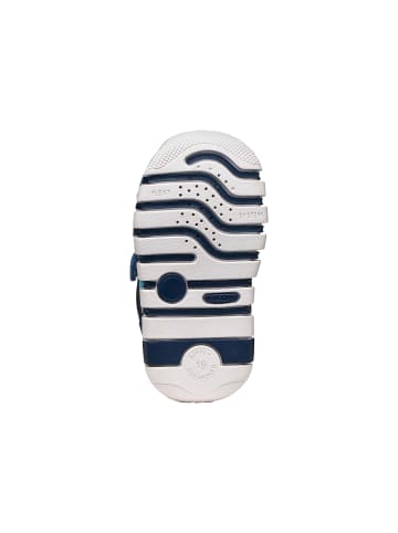 Geox Lupidoo B.D. Suede Mesh Kinder-Sneaker aus Leder Dunkler Himmel