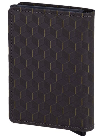 Secrid Geldbörse Slimwallet Optical in Grey-Yellow
