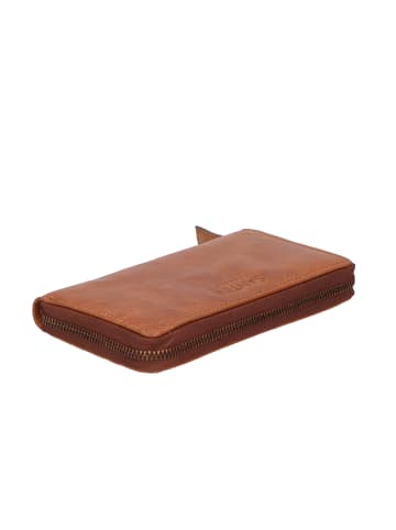 Santini Firenze Geldbörse in COGNAC