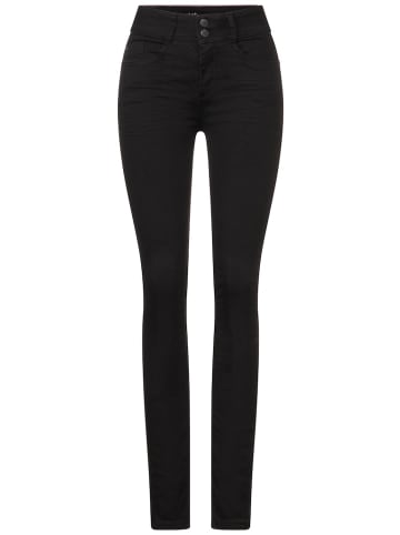 Street One Dunkle Slim Fit Jeans in Schwarz