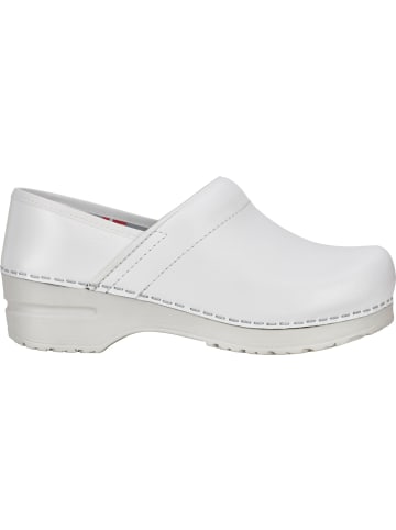 Sanita Comfortwear Clog "Original-Prof. Pu" in Weiß
