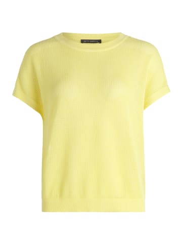 Betty Barclay Lochstrick-Pullover ohne Arm in Gelb