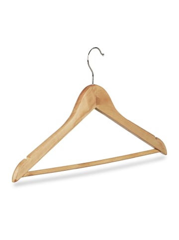 relaxdays 84x Kleiderbügel in Natur