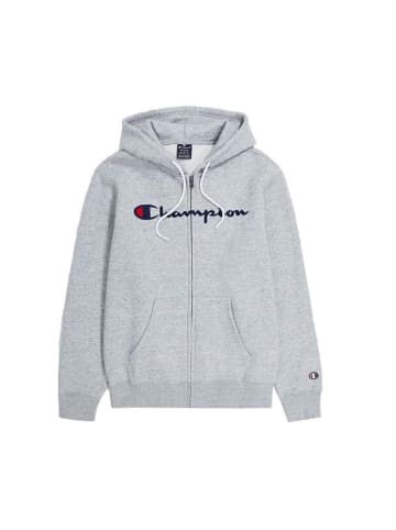 Champion Sweatjacke Hooded Full Zip Sweatshirt in Grau