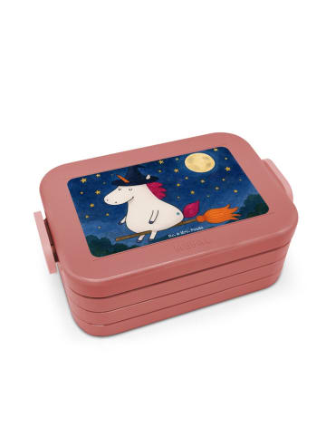 Mr. & Mrs. Panda Bento Box Einhorn Hexe Design ohne Spruch in Rot Pastell