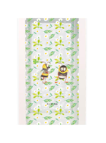 Mr. & Mrs. Panda Laterne Hummeln Kleeblatt ohne Spruch in Transparent