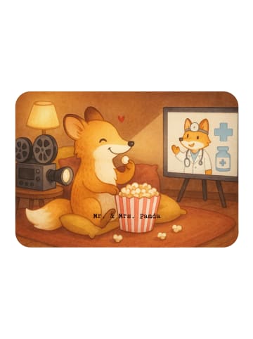 Mr. & Mrs. Panda Magnet Fuchs Filme gucken Design ohne Spruch in Weiß