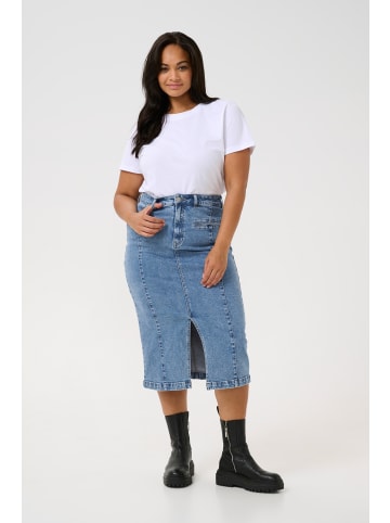 KAFFE curve Rock KCthura Regular fit in Medium Blue Denim