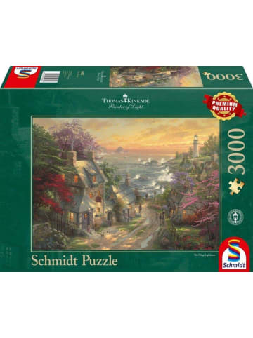 Schmidt Spiele Brettspiel Puzzle - Doerfchen am Leuchtturm (3000 Teile) - Ab 12 Jahren