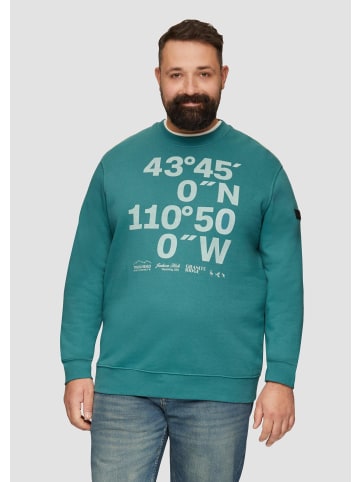 s.Oliver Sweatshirt langarm in Petrol